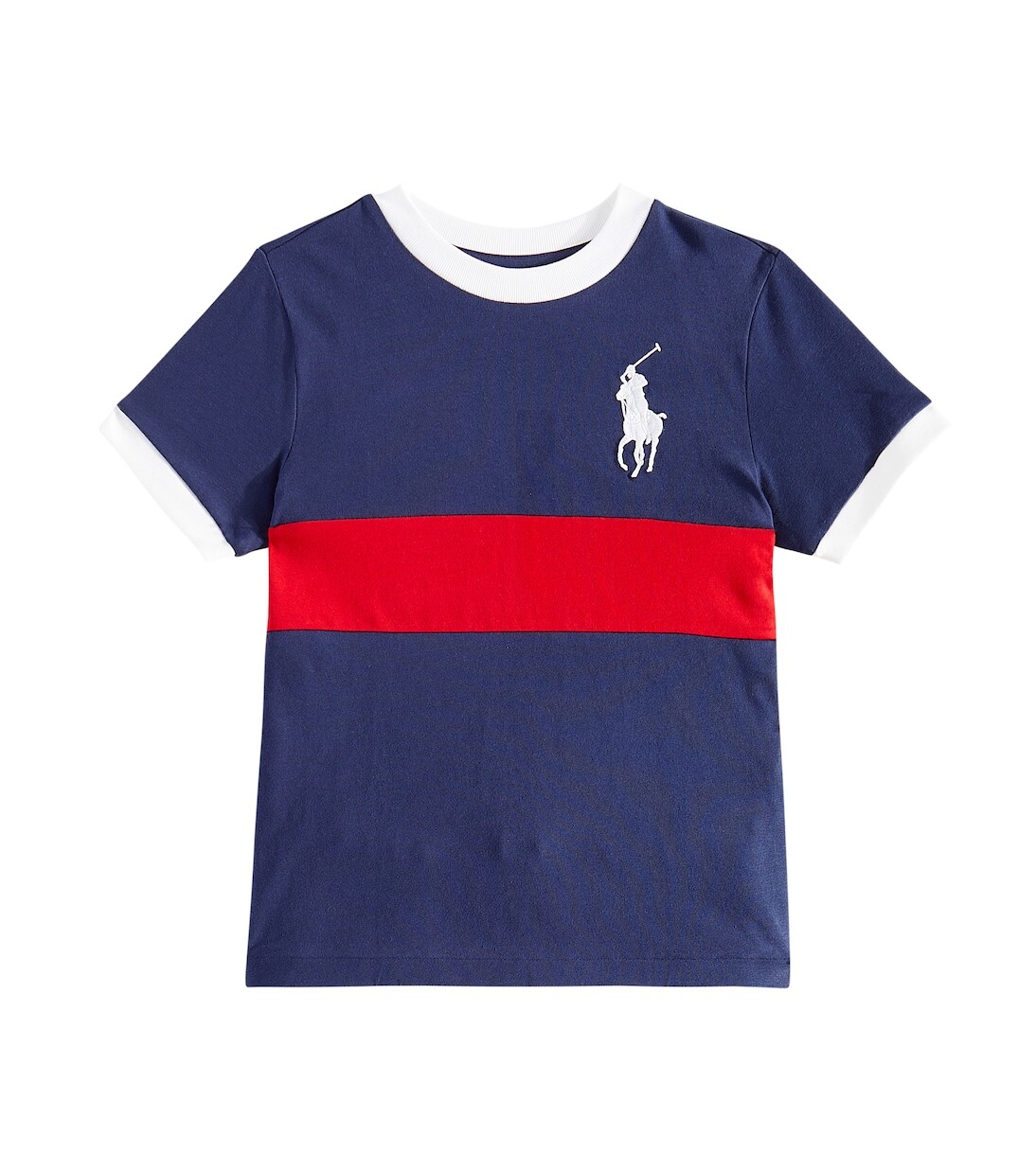 

Футболка из хлопкового джерси Polo Ralph Lauren, синий