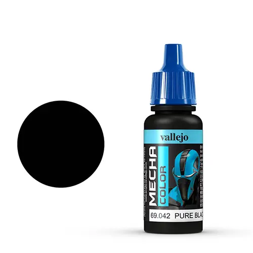 

Аксессуары Vallejo Vallejo Mecha Color: Pure Black (17ml)