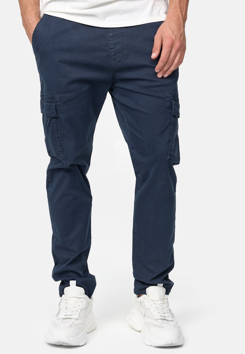 Брюки карго BROADWICK INDICODE JEANS, цвет navy обычные брюки карго indicode jeans broadwick черный