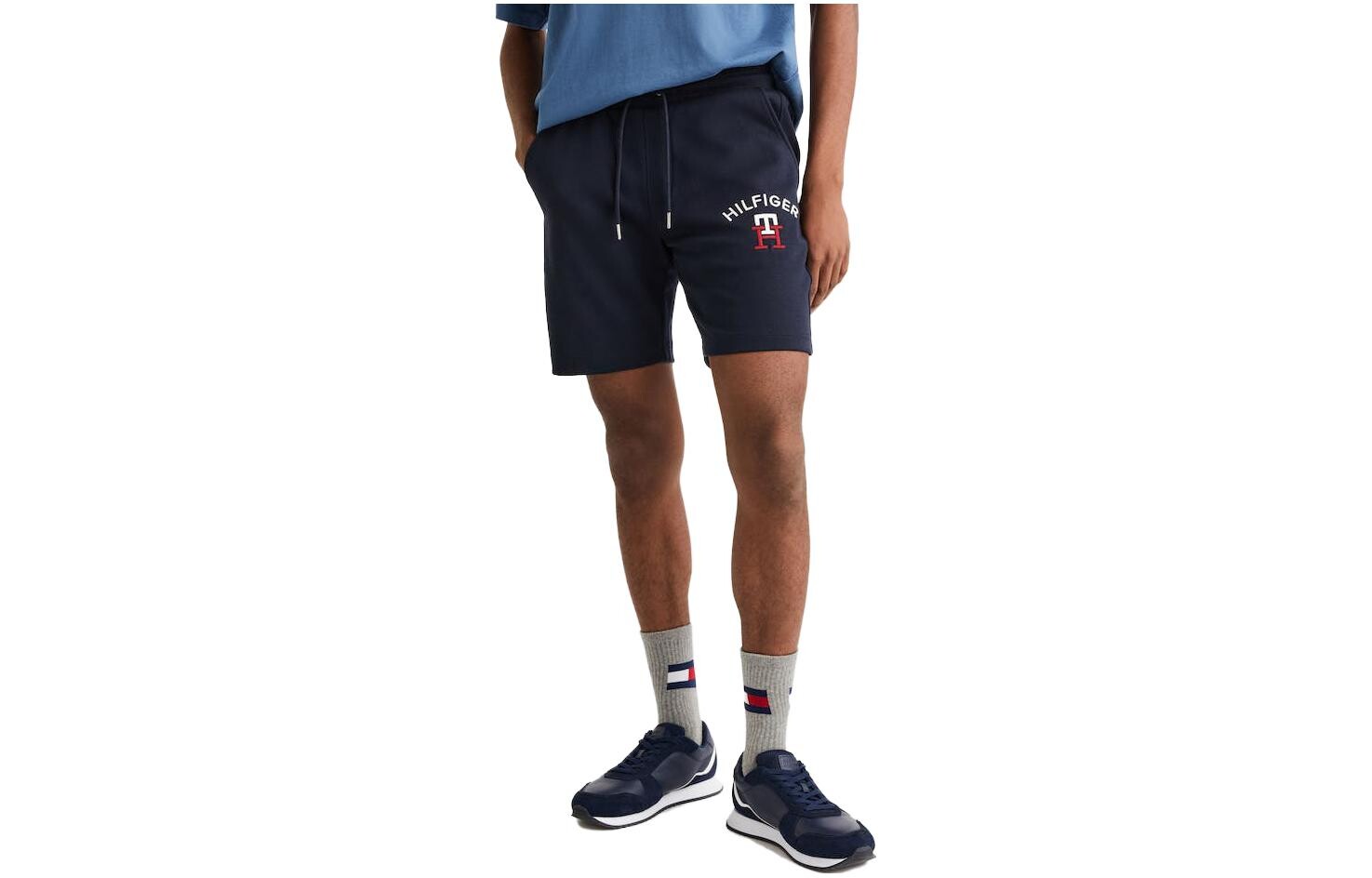 

Повседневные шорты мужские темно-синие Tommy Hilfiger, темно-синий