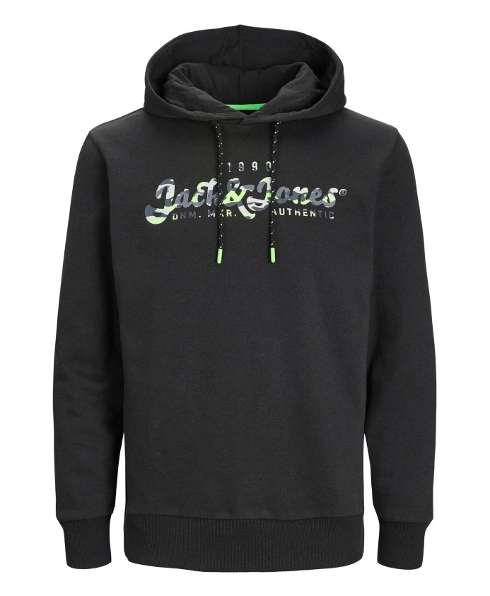 

Толстовка с капюшоном Jack & Jones, черный