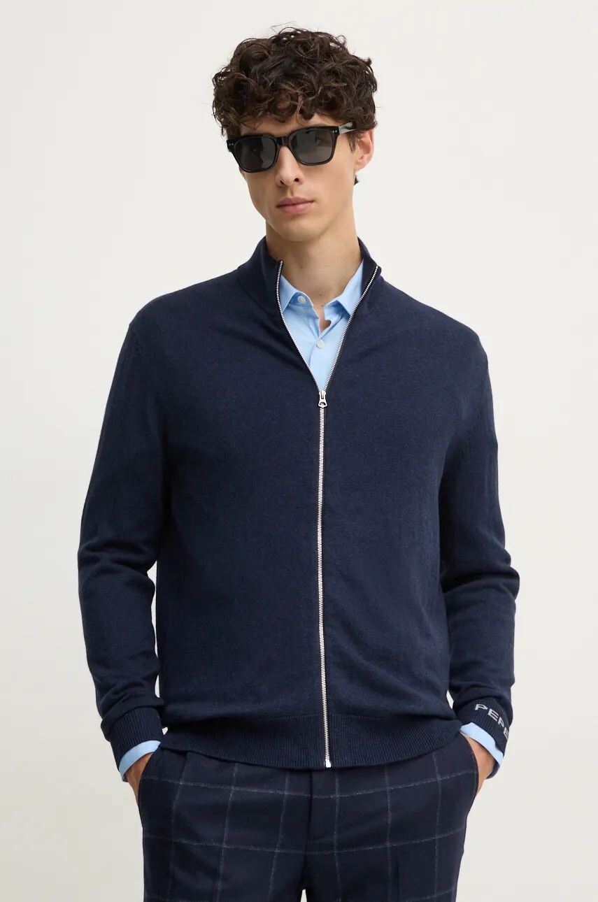 

Кардиган Pepe Jeans с добавлением шерсти NEW ANDRE MOCK ZIPPER, темно-синий
