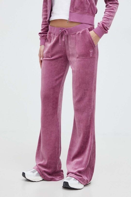 

Велюровые спортивные брюки Juicy Couture, розовый