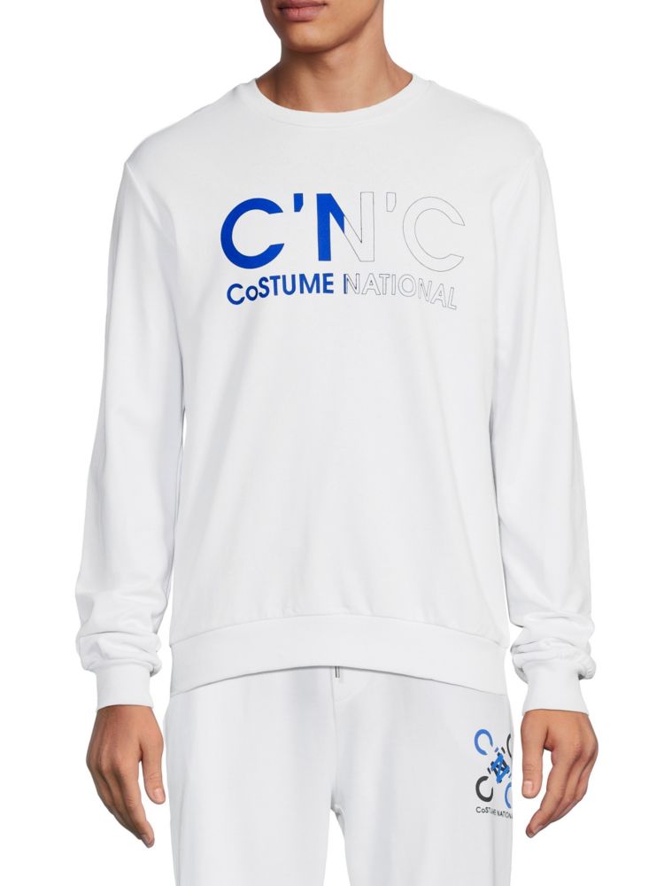 Толстовка с логотипом C'N'C Costume National, белый