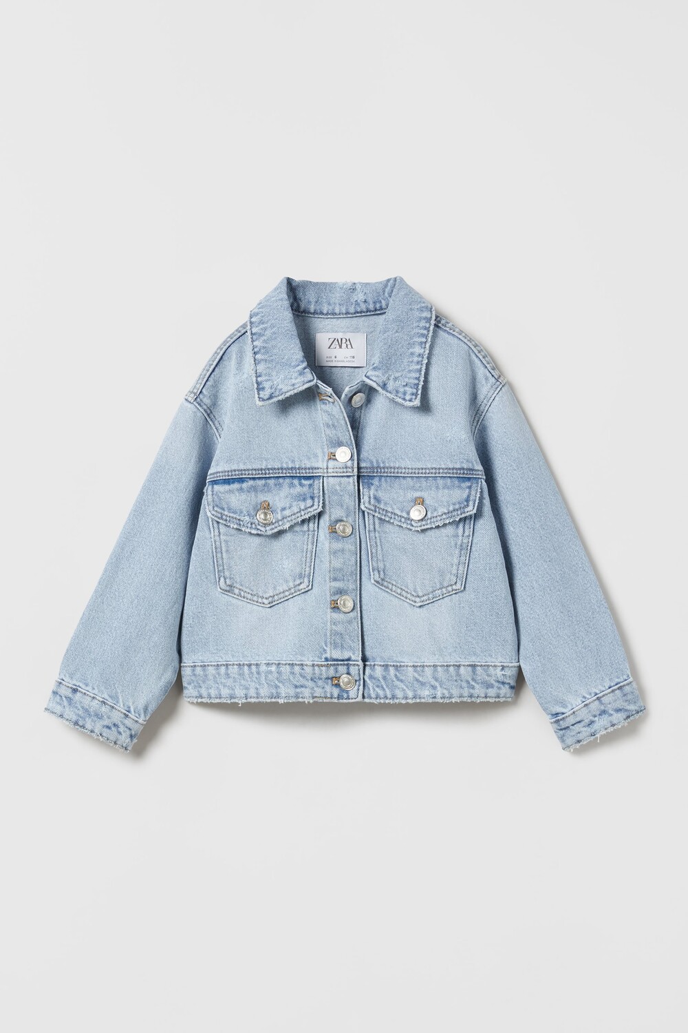 

Джинсовая куртка Zara, голубой