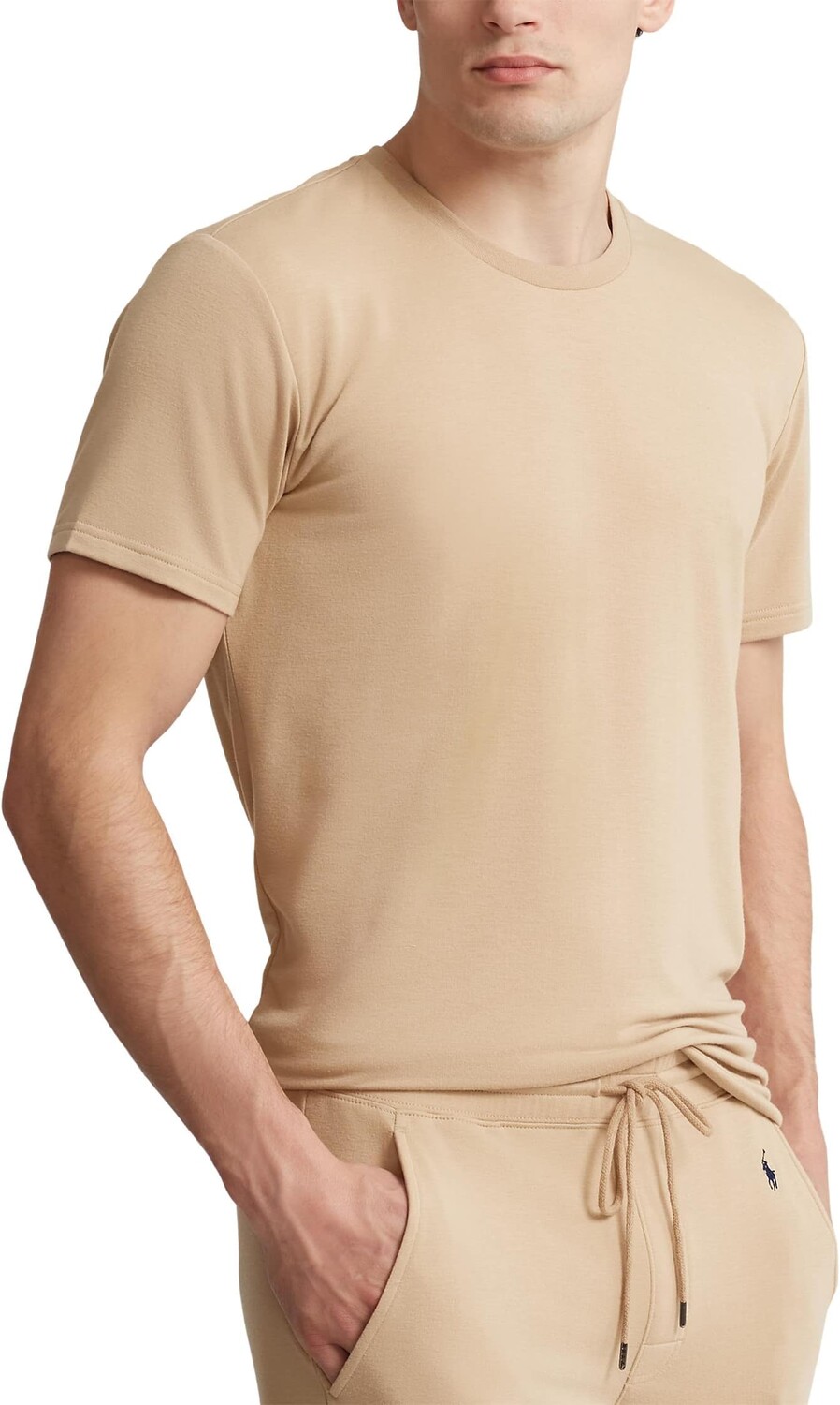

Домашняя одежда Mini Terry с короткими рукавами Polo Ralph Lauren, цвет Vintage Khaki/Cruise Navy