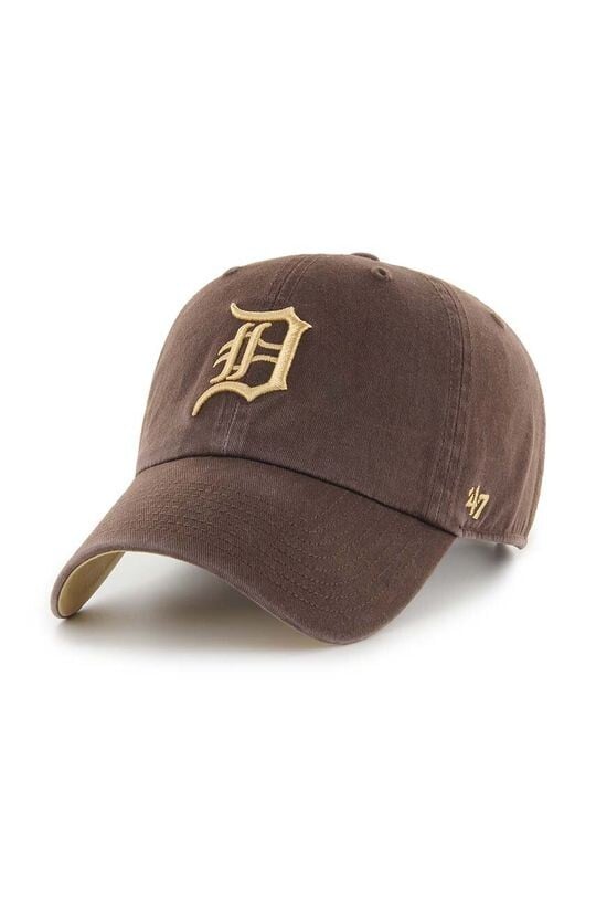

Хлопковая бейсболка MLB Detroit Tigers 47brand, коричневый