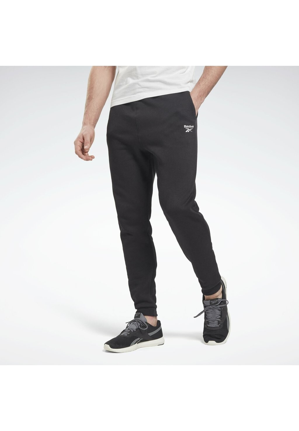 

Спортивные брюки LEFT LEG JOGGER Reebok, черный