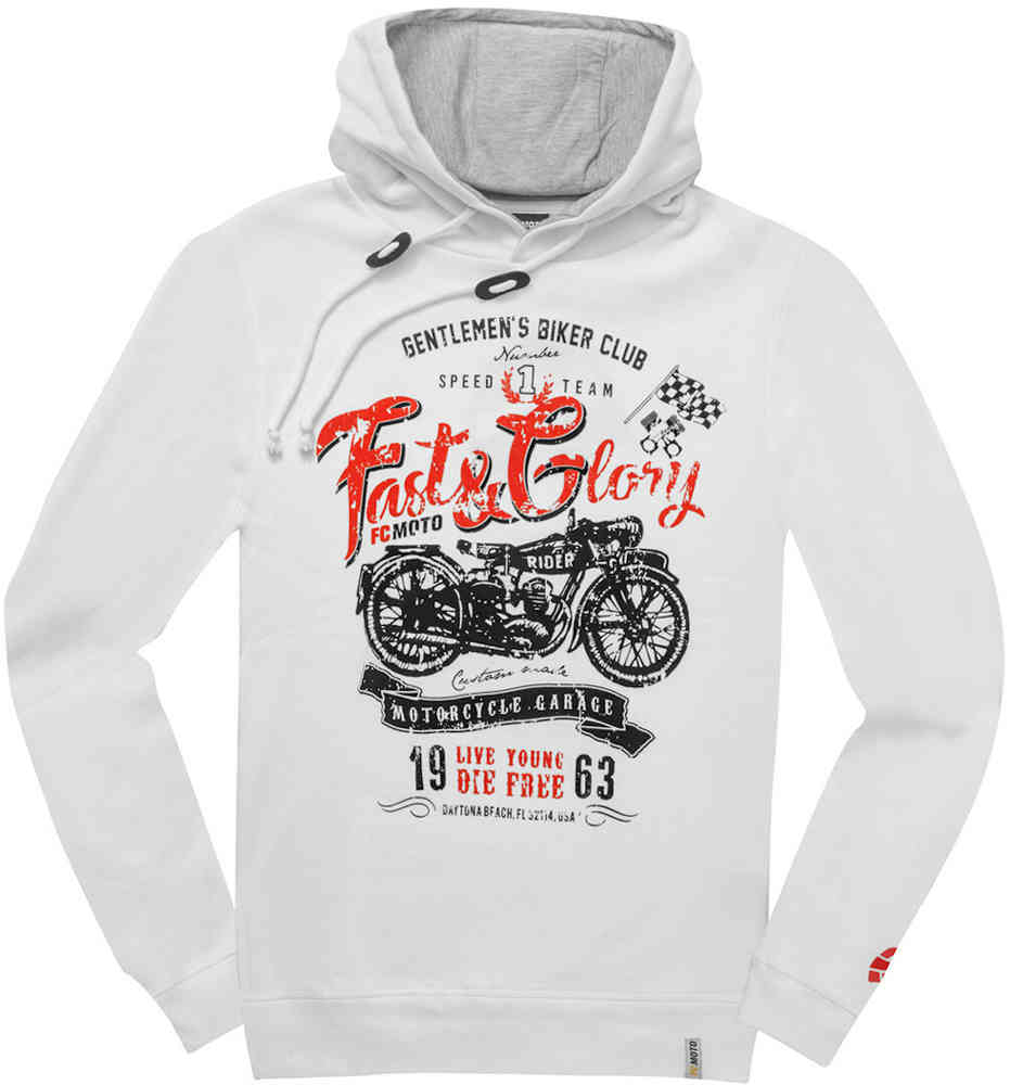 Толстовка Fast and Glory FC-Moto, белый чехол mypads e vano для motorola moto g fast