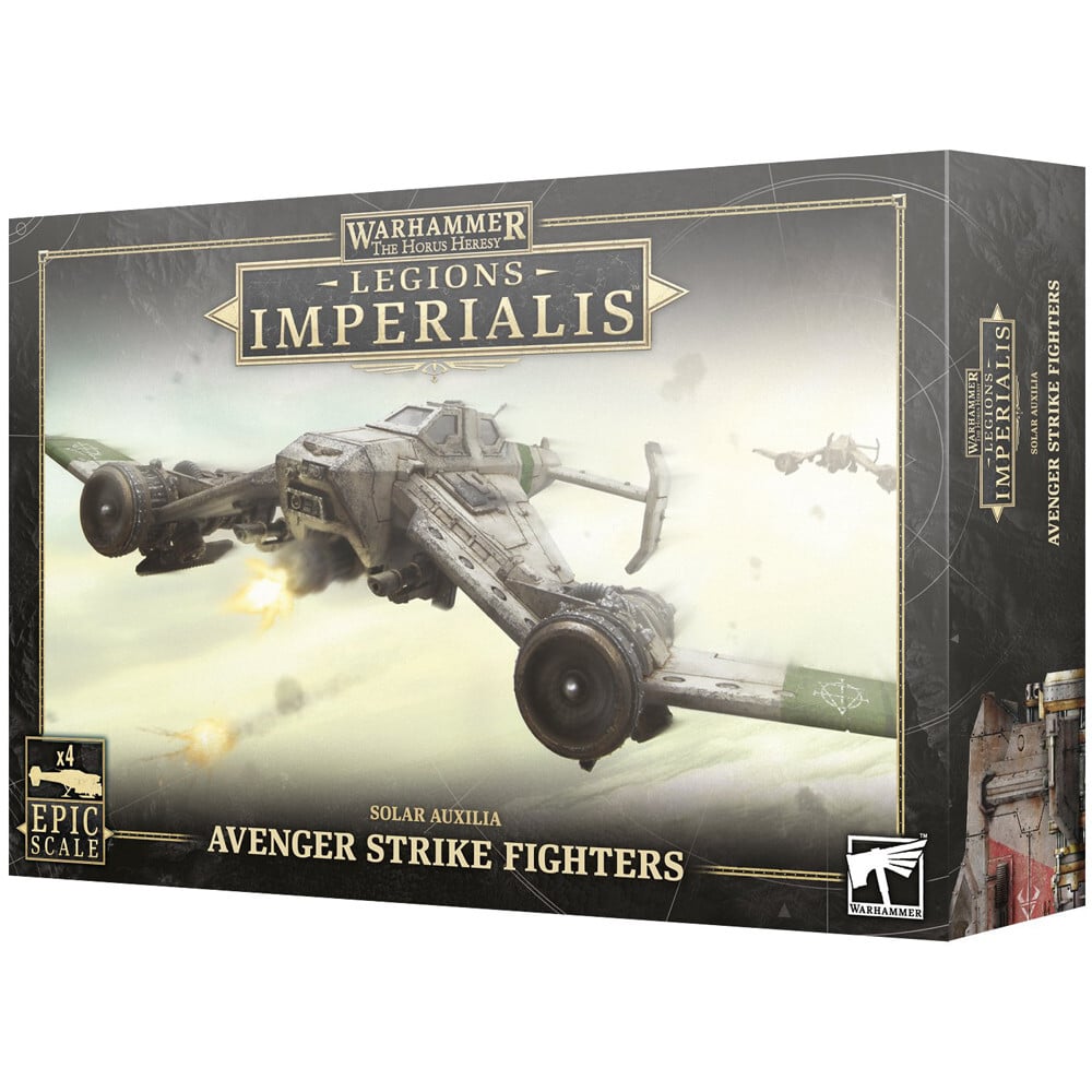 

Миниатюра Games Workshop Legions Imperialis: Solar Auxilia - Avenger Strike Fighters