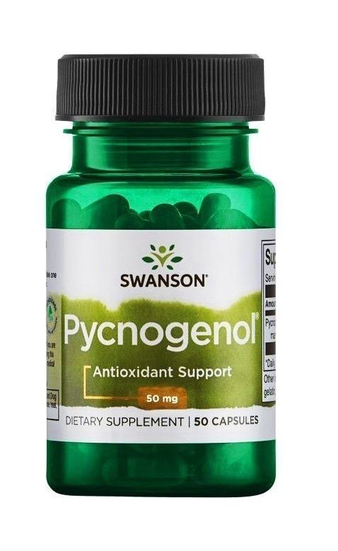 цена Препарат, поддерживающий систему кровообращения Swanson Pycnogenol, 50 шт