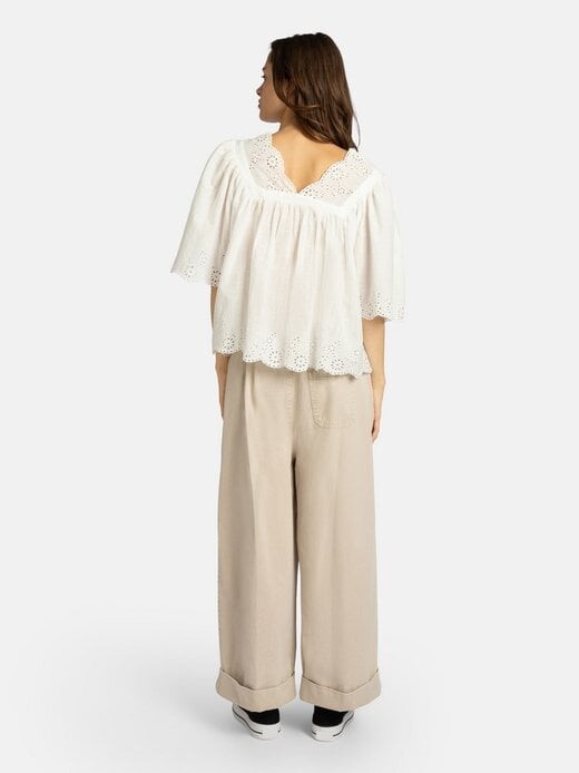 

Брюки после любовной манжеты Free People, желтый