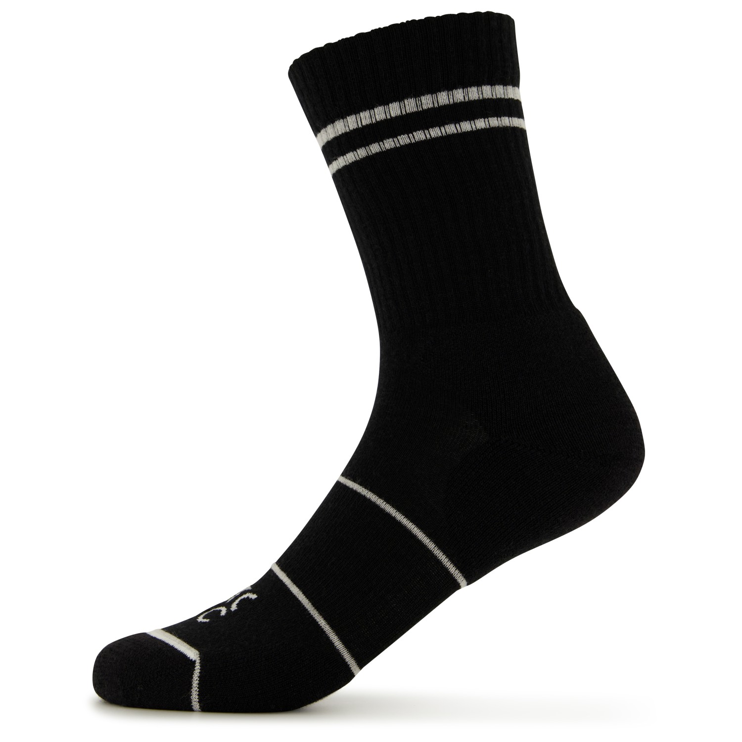 Многофункциональные носки Stoic Merino Crew Tech Rib Stripes Socks, черный