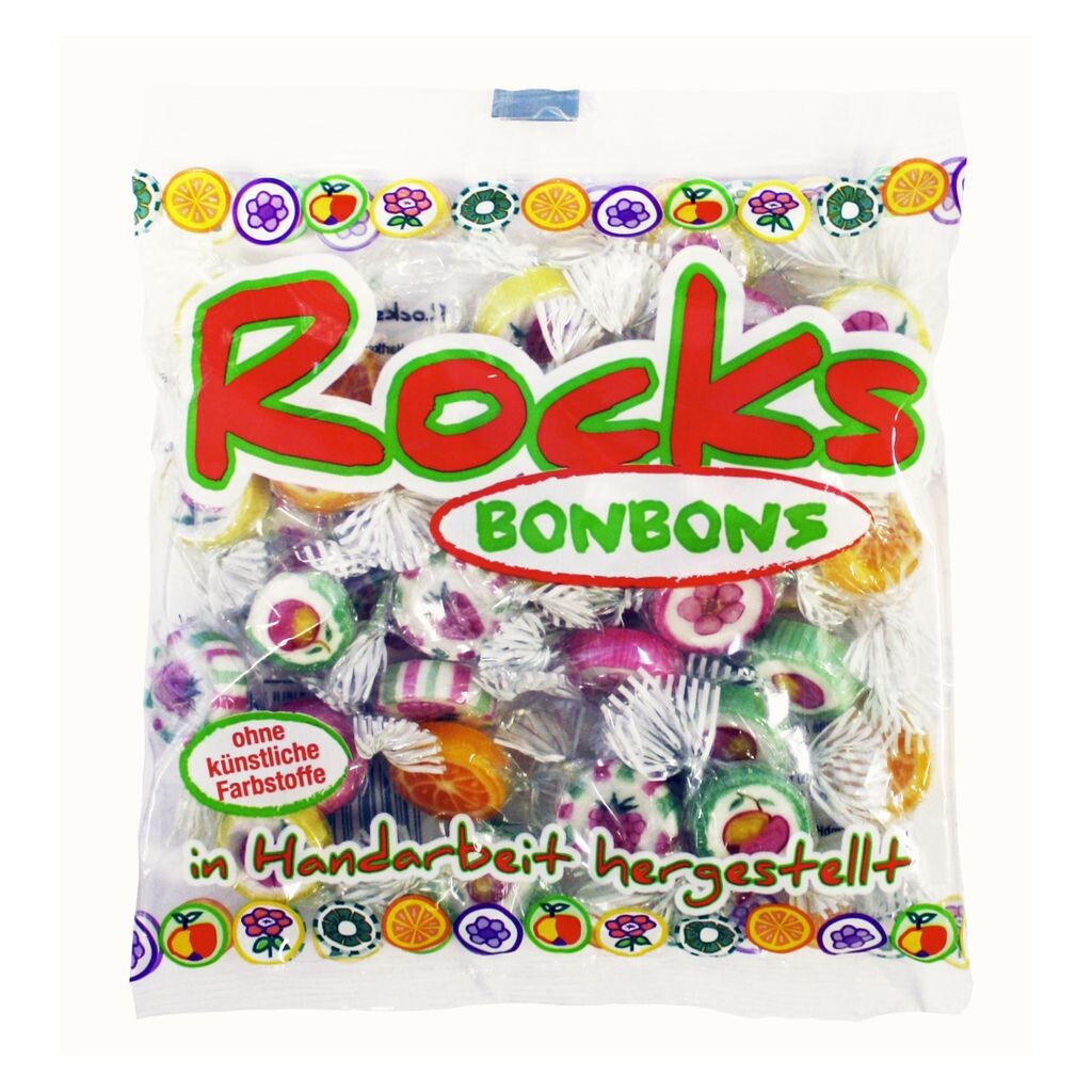 

Конфеты Rocks с фруктовыми мотивами в индивидуальной упаковке, сладкие фруктовые 150г Pico Food