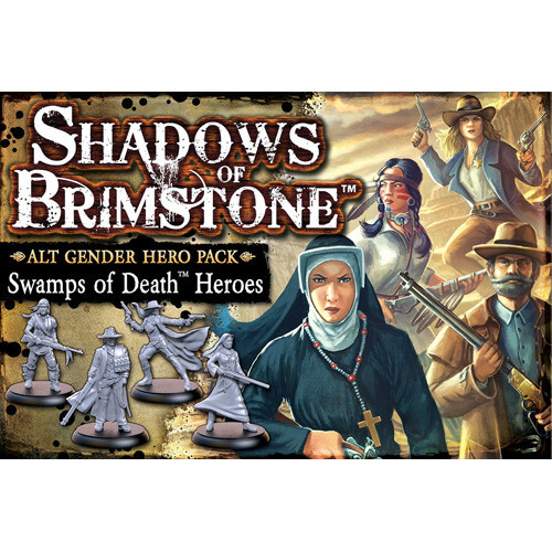 

Настольная игра Flying Frog Productions Shadows of Brimstone: Swamps of Death - Alt Gender Hero Pack