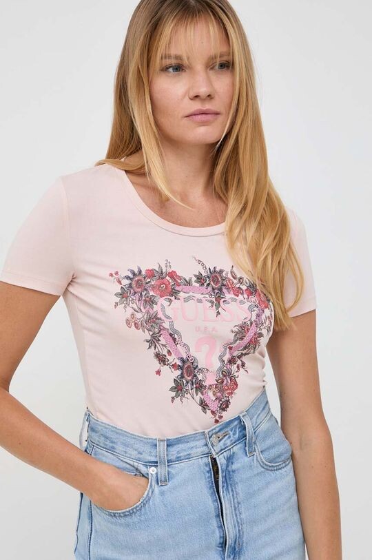 

Футболка Guess, розовый