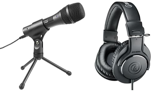 Микрофон Audio-Technica AT-EDU25 Education Pack with AT2005USB and ATH-M20x цена и фото