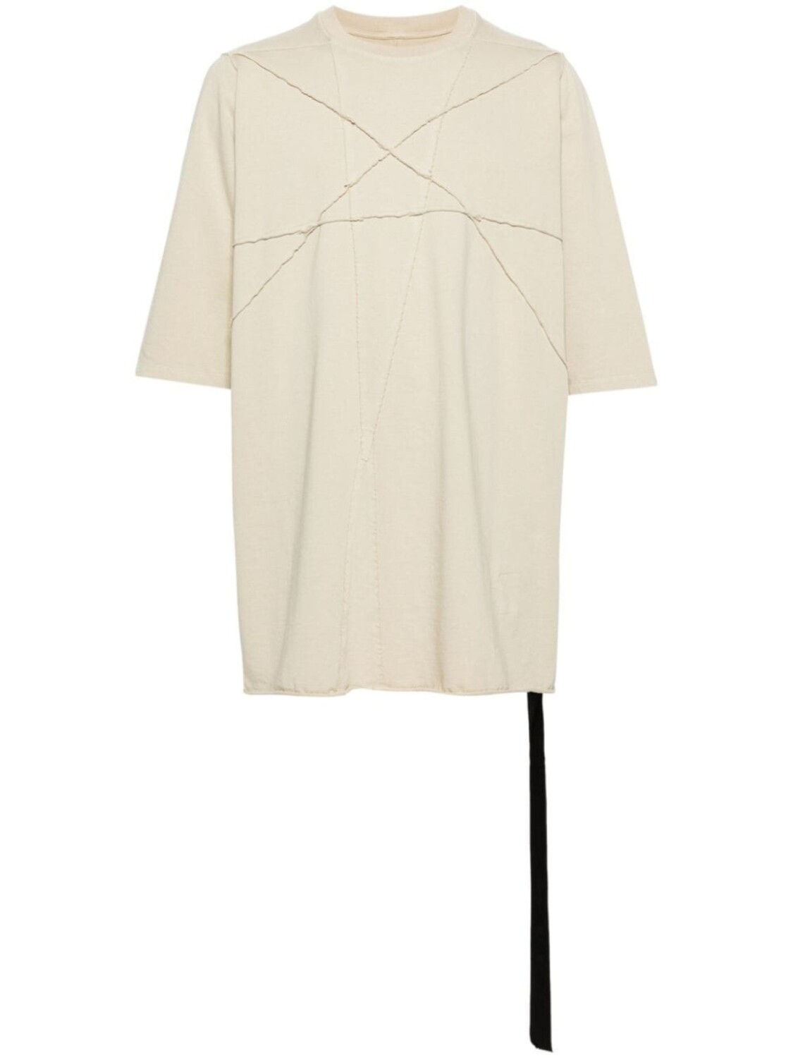 

Rick Owens DRKSHDW футболка со швами, нейтральный цвет
