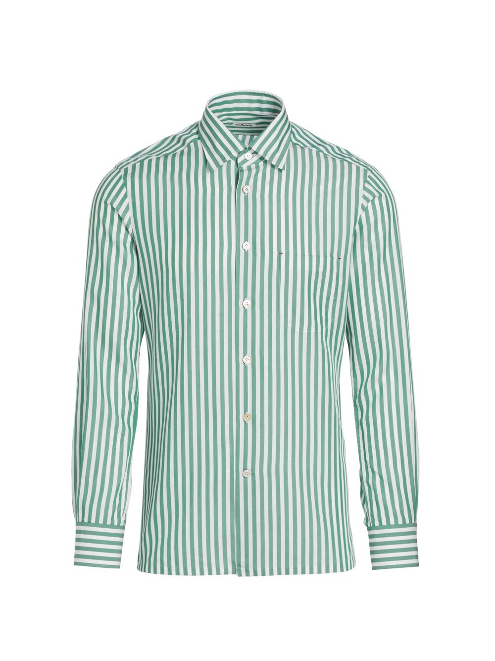 

Полосатая спортивная рубашка Nerano Kiton, зеленый
