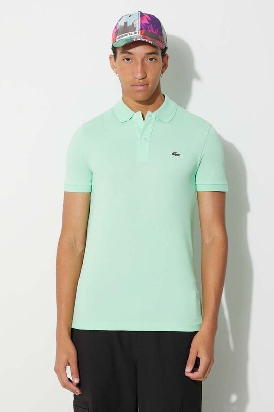 

Хлопковое поло Lacoste, зеленый