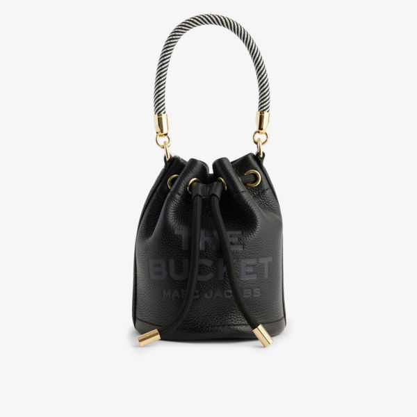 Кожаная сумка-ведро Micro Bucket Marc Jacobs, черный