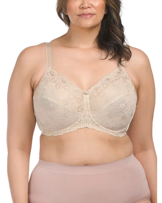 

Бюстгальтер для полной фигуры Renaissance Rose Wacoal, цвет Buff