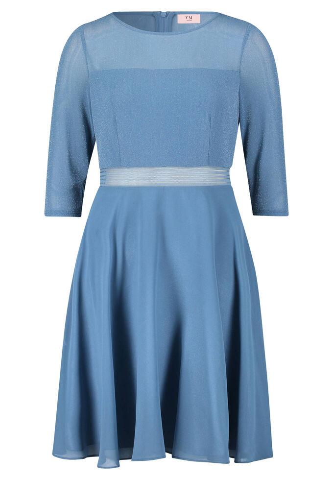 Вечернее платье с блестками Vera Mont, синий