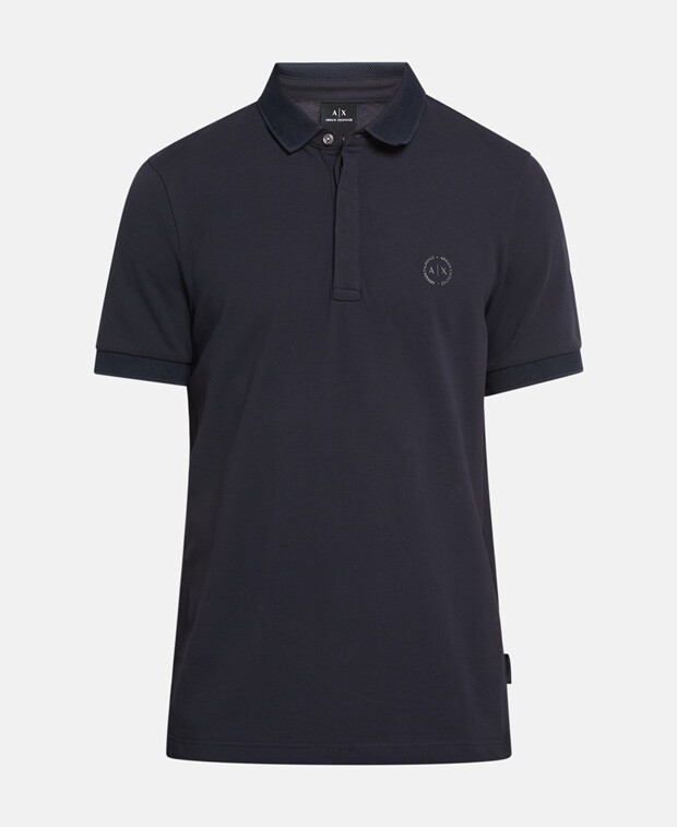 

Рубашка поло Armani Exchange, темно-синий