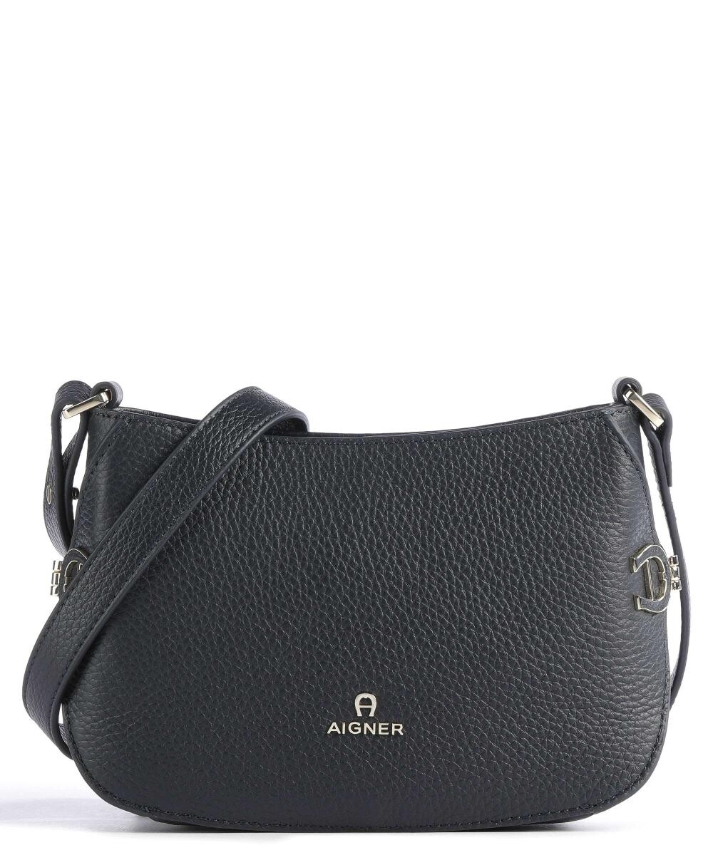 

Сумка через плечо Milano из зерненой яловой кожи Aigner, синий