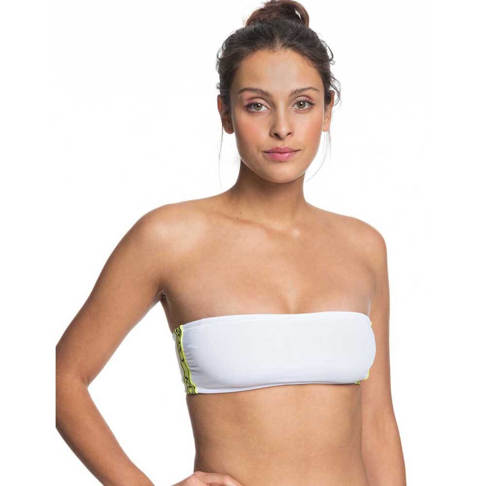 

Топ бикини Roxy Sisters Sporty Bandeau, белый