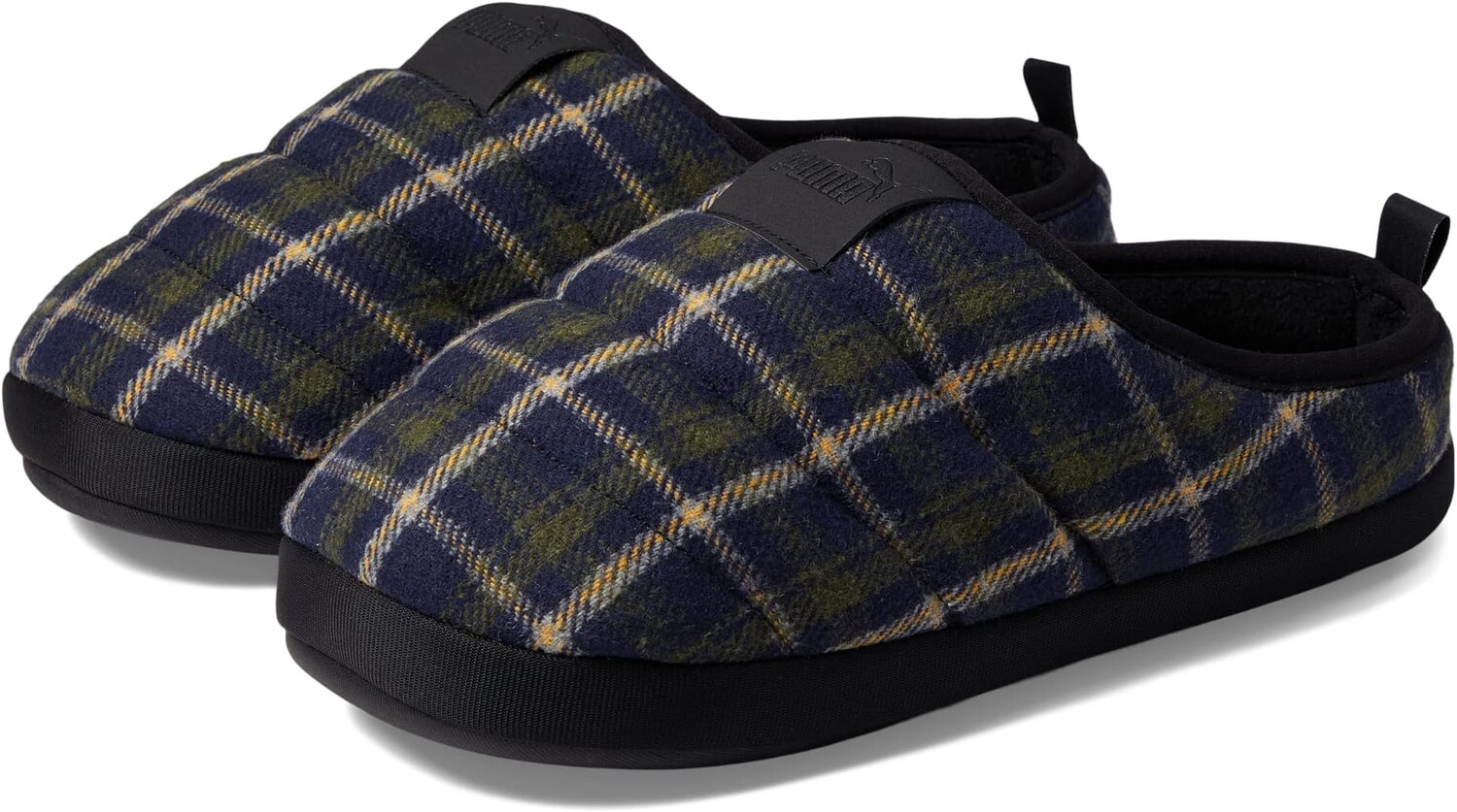 

Тапочки Scuff Flannel PUMA, цвет Burnt Olive/Puma Black