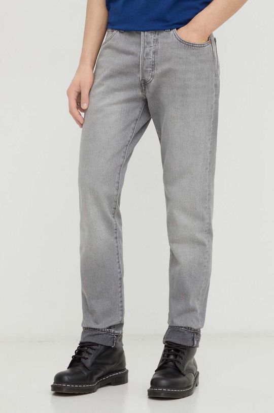 Джинсы Леви 501 54 Levi's, серый джинсы приталенного кроя cipo