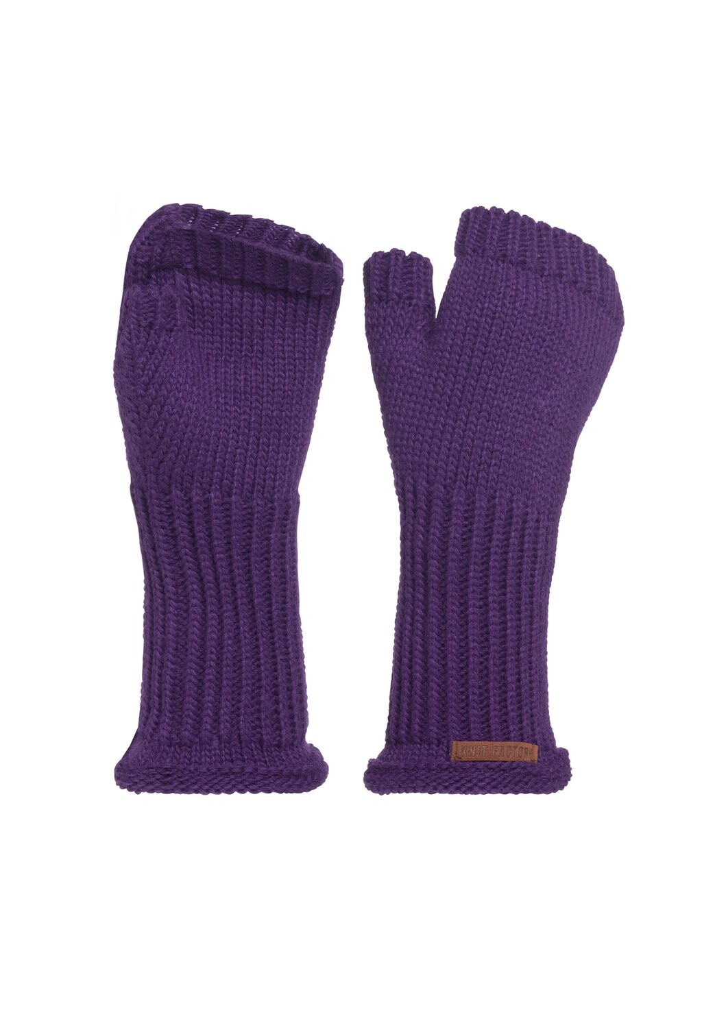 

Перчатки с короткими пальцами CLEO Knit Factory, цвет purple