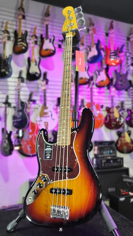 Басс гитара Fender American Professional II Jazz Bass Left-Handed 3 Color Sunburst Rosewood Fingerboard 451