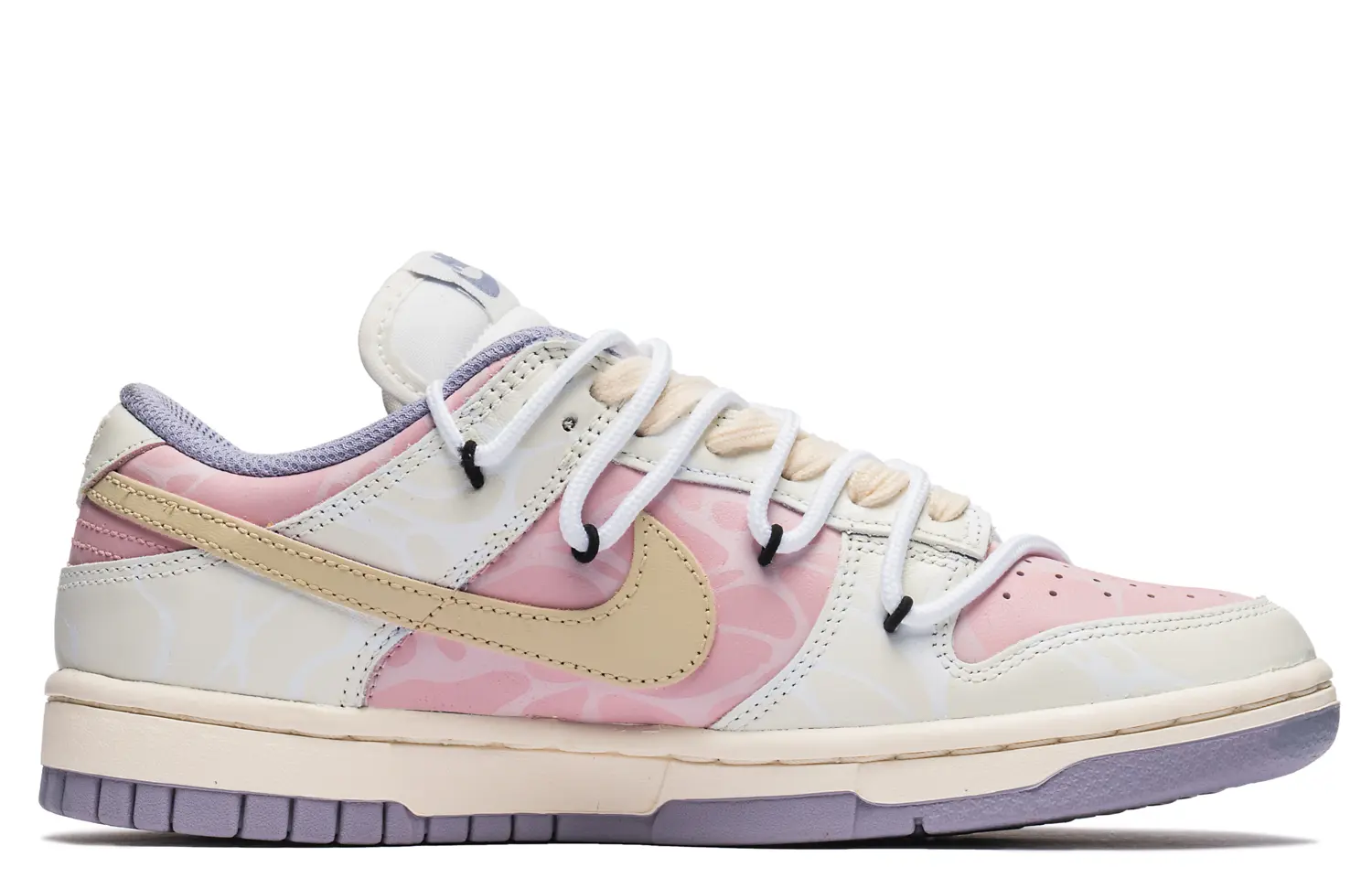 

Кроссовки для скейтбординга Dunk женские с низким верхом, белые, розовые Nike, Розовый, Кроссовки для скейтбординга Dunk женские с низким верхом, белые, розовые Nike