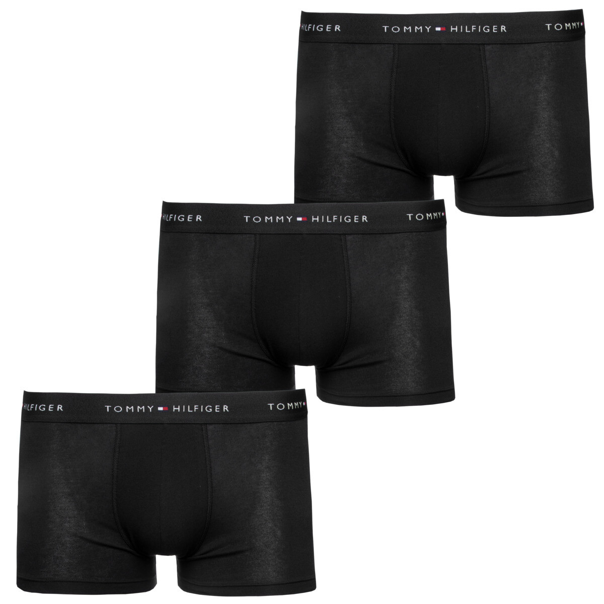 

Боксеры Tommy Hilfiger Boxershorts Trunks WB 3 шт, черный