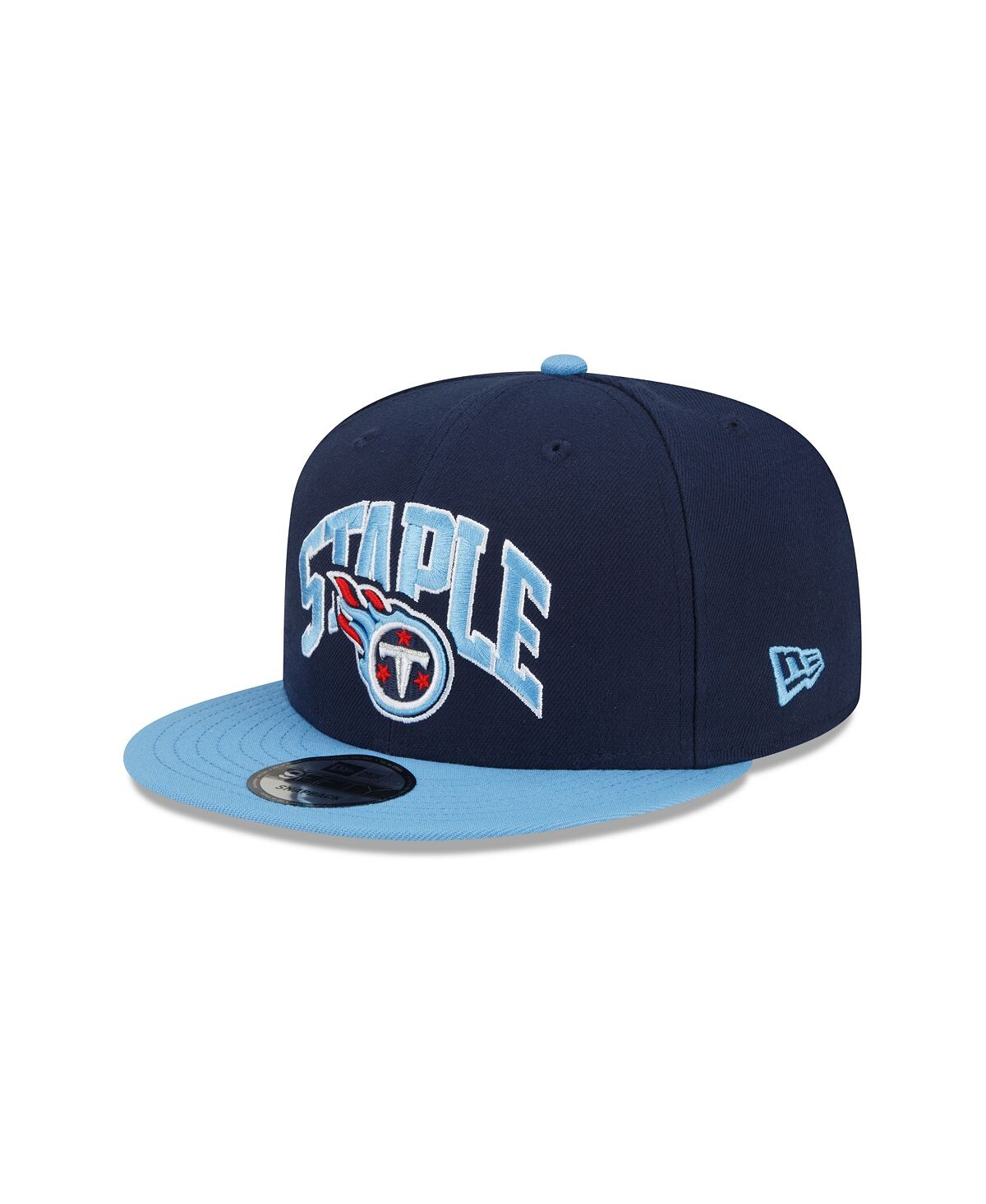 

Мужская кепка X Staple темно-синяя, голубая Tennessee Titans Pigeon 9Fifty Snapback New Era