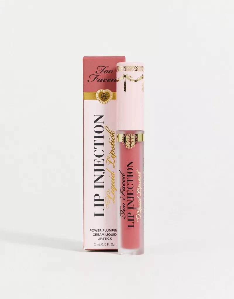 цена Полуматовая жидкая губная помада Too Faced Lip Injection - Plump You Up Too Faced Cosmetics