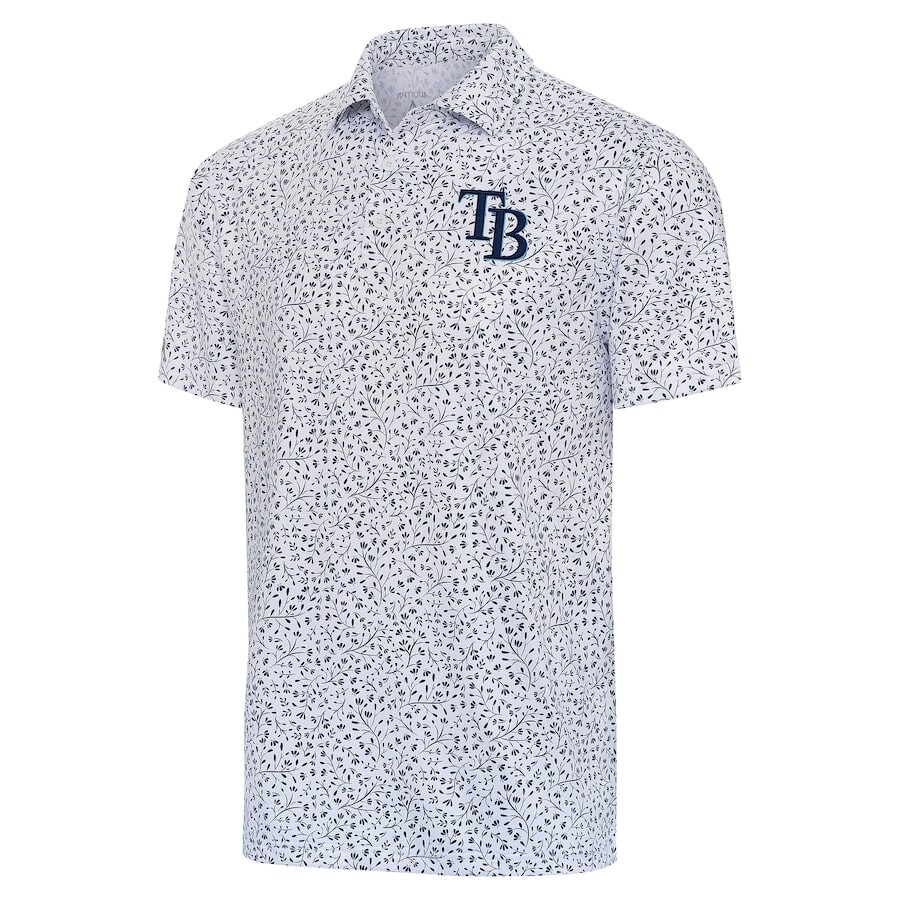 

Поло с коротким рукавом Antigua Tampa Bay Rays, белый
