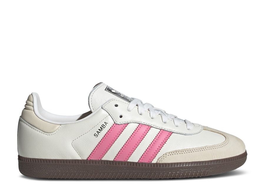 

Кроссовки adidas Wmns Samba OG, цвет White Lucid Pink