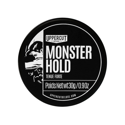 Monster Hold Pomade Midi Продукт тяжелой и сильной фиксации на основе воска, 30 г, Uppercut Deluxe средство легкой фиксации uppercut deluxe easy hold 300 г