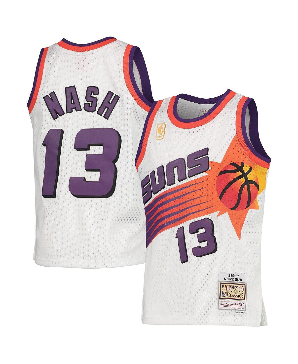 

Джерси Big Boys Steve Nash White Phoenix Suns 1996-97 Hardwood Classics Swingman Mitchell & Ness