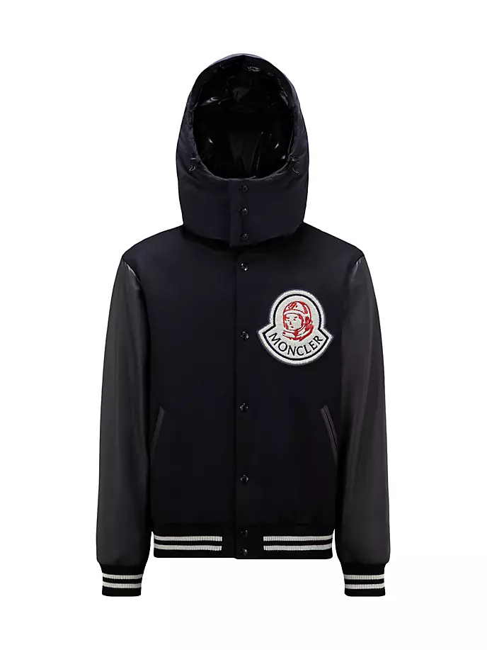 

Университетская куртка с капюшоном Moncler x Billionaire Boys Club Durnan Moncler, черный