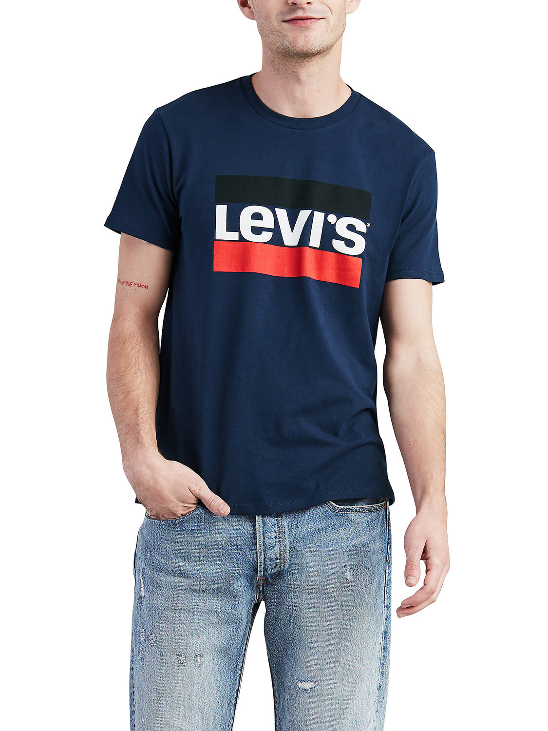 

Футболка с графическим рисунком Levi's, синий