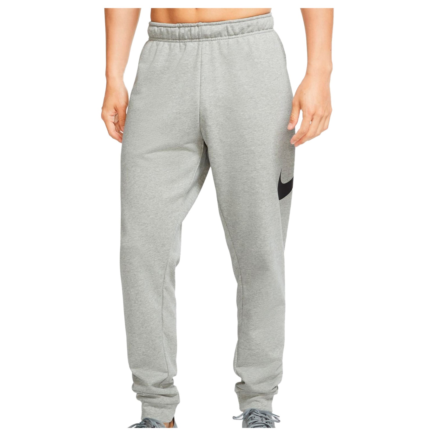 цена Тренировочные брюки Nike Dri FIT Tapered Training, цвет Dark Grey Heather/Black