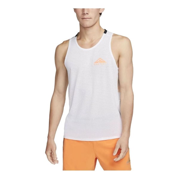 

Майка Nike Trail Solar Chase Dri-FIT Running Tank 'White', белый