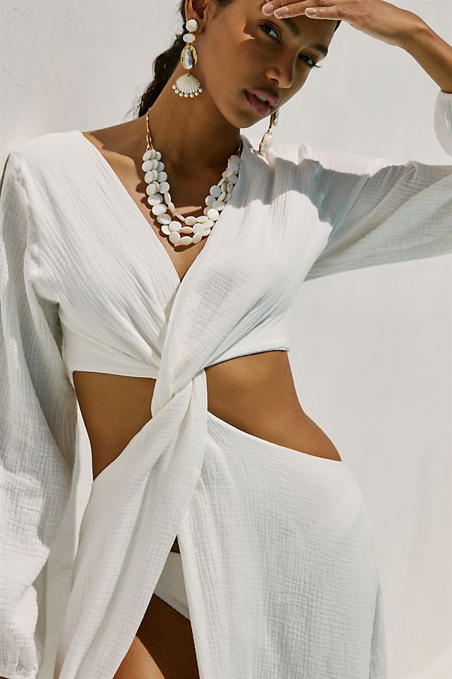 Платье Peixoto Serena, белый цена и фото
