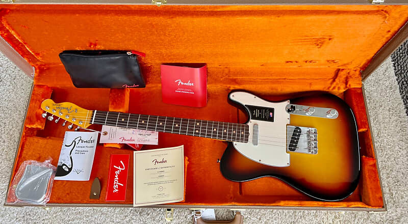 

Электрогитара Fender American Vintage II 1963 Telecaster Rosewood Fretboard, Sunburst w/Case