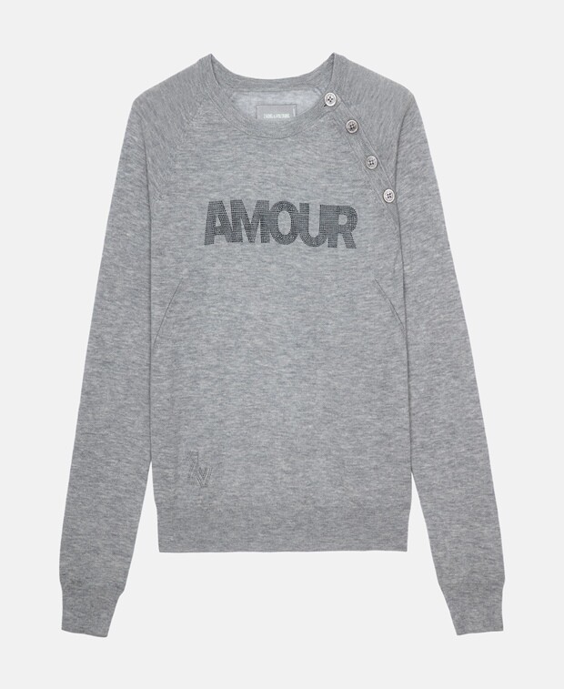 

Кашемировый пуловер Zadig&Voltaire, цвет Medium Grey