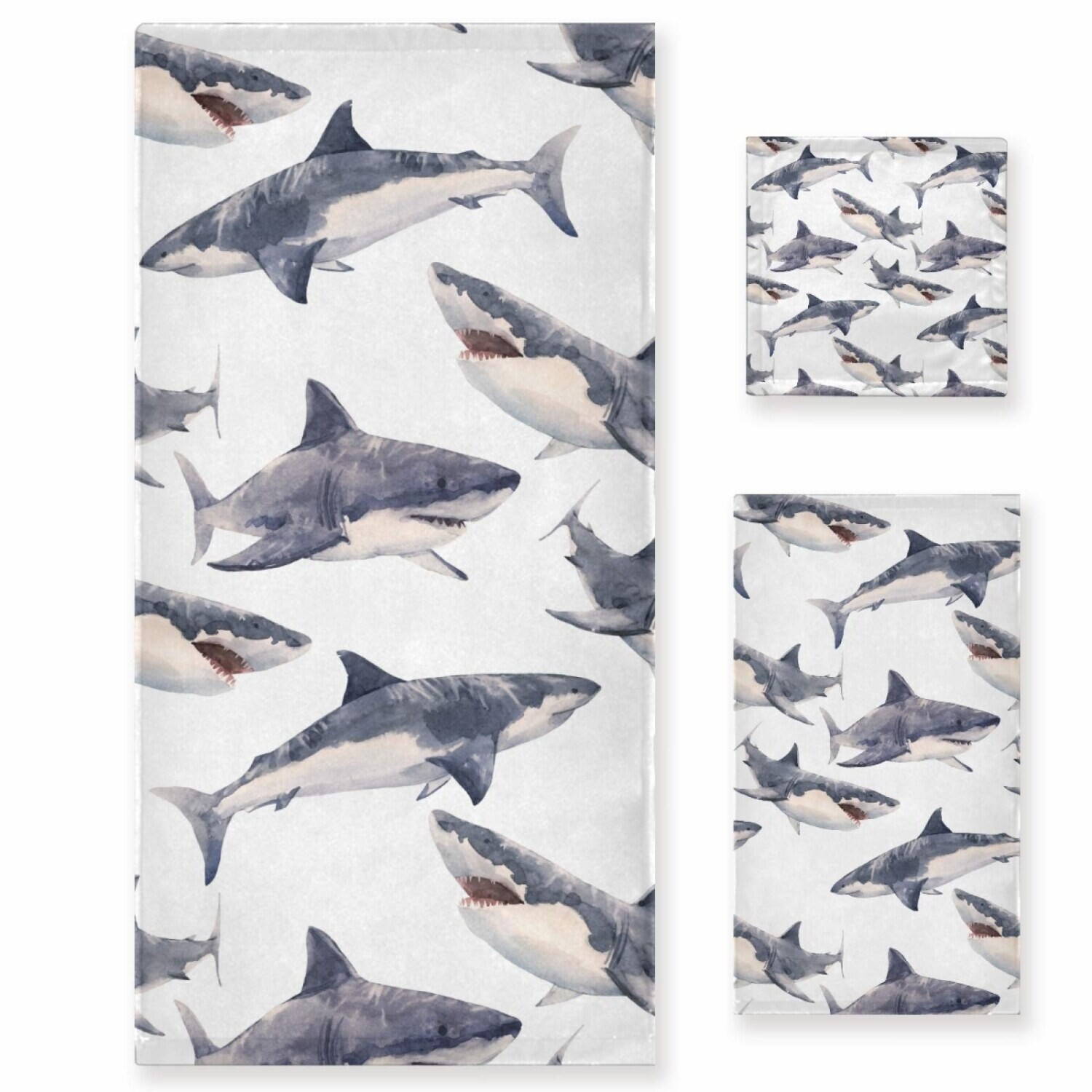 

Набор полотенец Shark Zelvionix, 3 штуки
